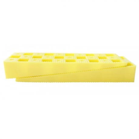 EDMA 6 CALES CRANTÉES JAUNES - 150 X 45 X 25 Mm 1 EDMA 6 CALES CRANTÉES JAUNES - 150 X 45 X 25 Mm