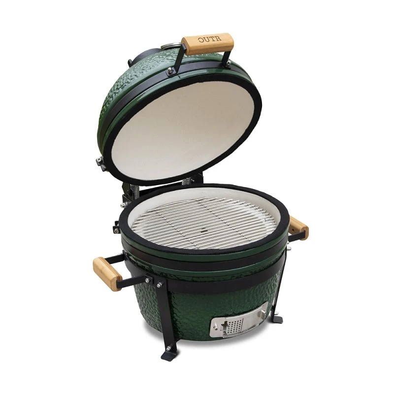 Barbecue Céramique Kamado Medium 40 Cm Vert 2 Barbecue Céramique Kamado Medium 40 Cm Vert – Image 2