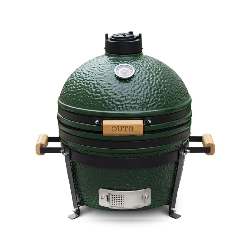 Barbecue Céramique Kamado Medium 40 Cm Vert 1 Barbecue Céramique Kamado Medium 40 Cm Vert
