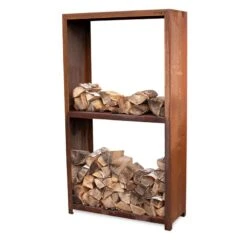 Etagère à Bois Woodstock En Acier Corten 5 Etagère à Bois Woodstock En Acier Corten -Fila || EDMA Soldes Boutique etagere a bois woodstock en acier corten 2