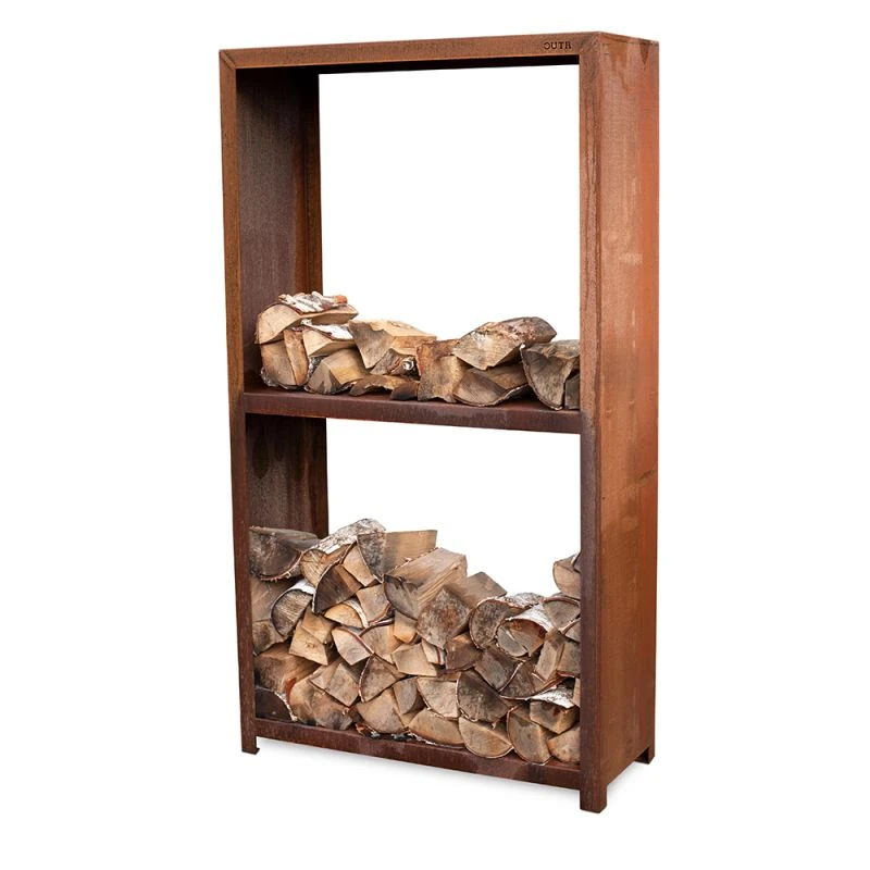 Etagère à Bois Woodstock En Acier Corten 3 Etagère à Bois Woodstock En Acier Corten – Image 3