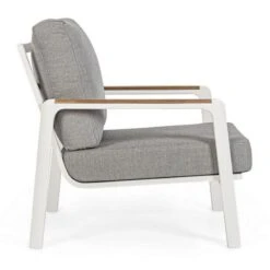 Fauteuil Lounge De Jardin JALISCO Blanc -Fila || EDMA Soldes Boutique fauteuil lounge de jardin jalisco blanc 4