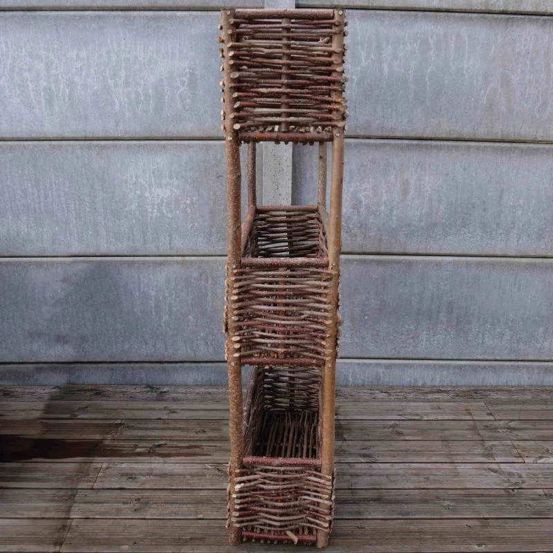 Jardinière Haute En Bois De Noisetier Tressé - 150 X 30 X 75 Cm 2 Jardinière Haute En Bois De Noisetier Tressé - 150 X 30 X 75 Cm – Image 2