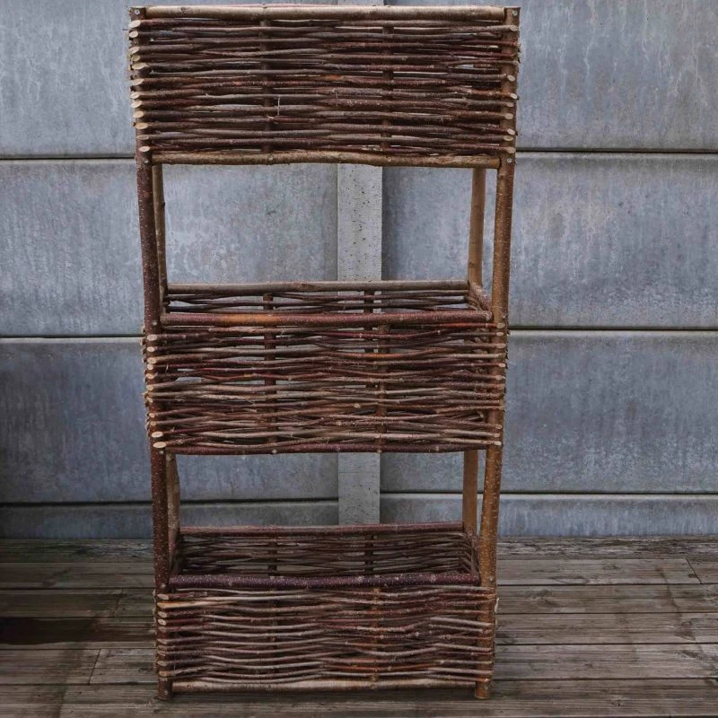 Jardinière Haute En Bois De Noisetier Tressé - 150 X 30 X 75 Cm 1 Jardinière Haute En Bois De Noisetier Tressé - 150 X 30 X 75 Cm