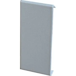 Jonction Droite Laqué Gris Aluminium