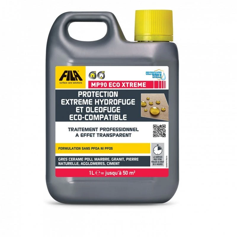 Fila Protecteur Hydrofuge Et Oléofuge MP90 ECO XTREME 1L 1 Fila Protecteur Hydrofuge Et Oléofuge MP90 ECO XTREME 1L